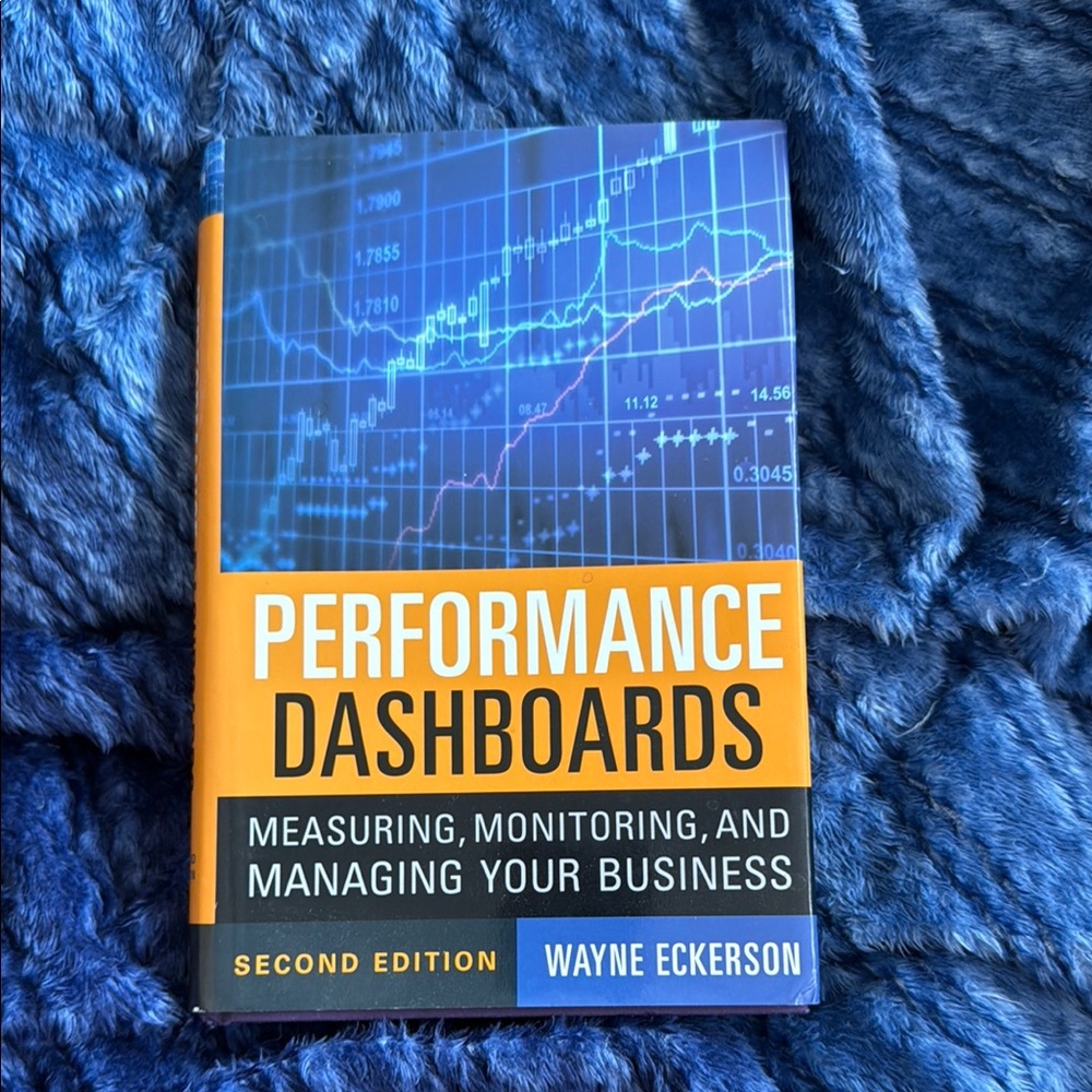 Performance Dashboards Book - hard Cover- excellent condition